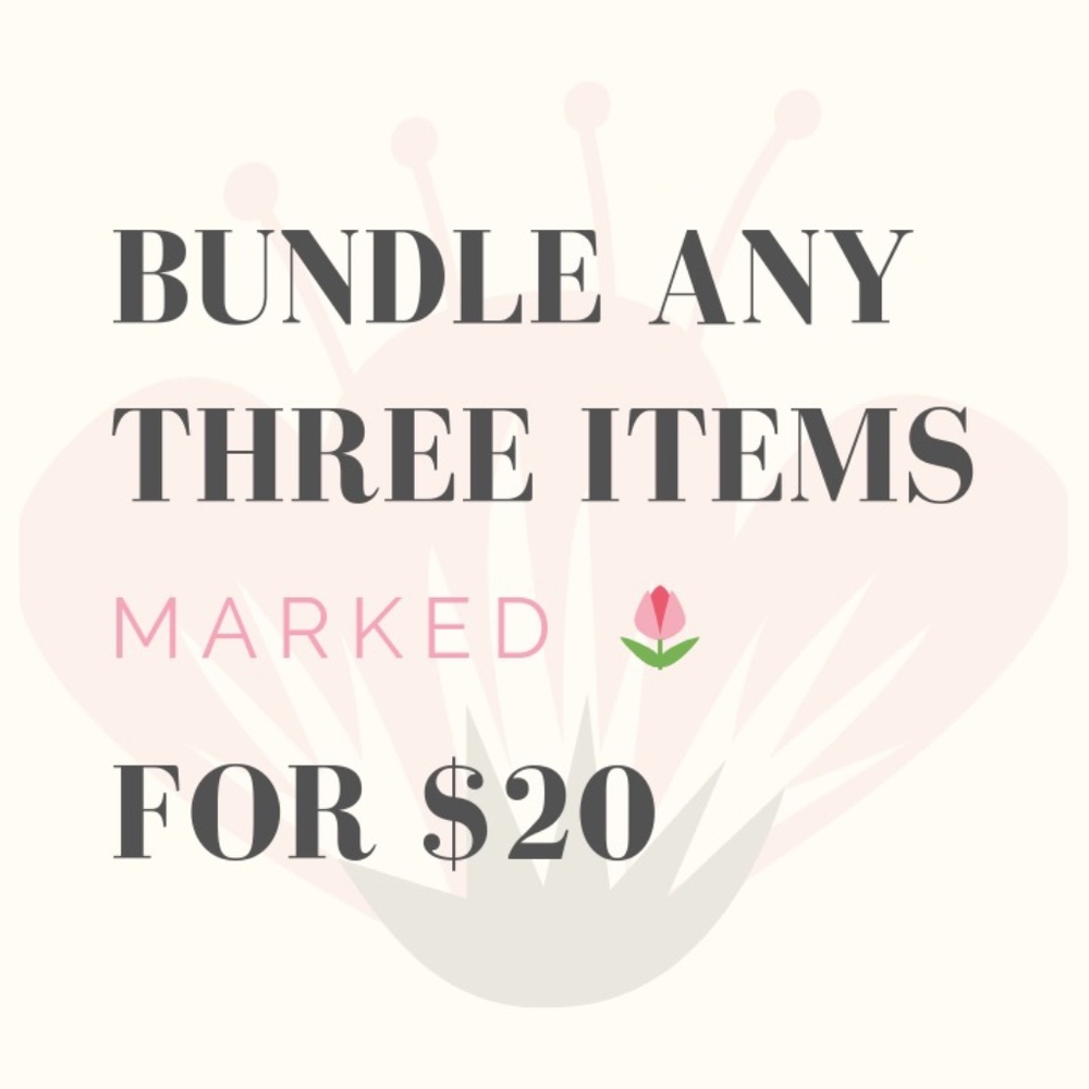 3 items for $20!
